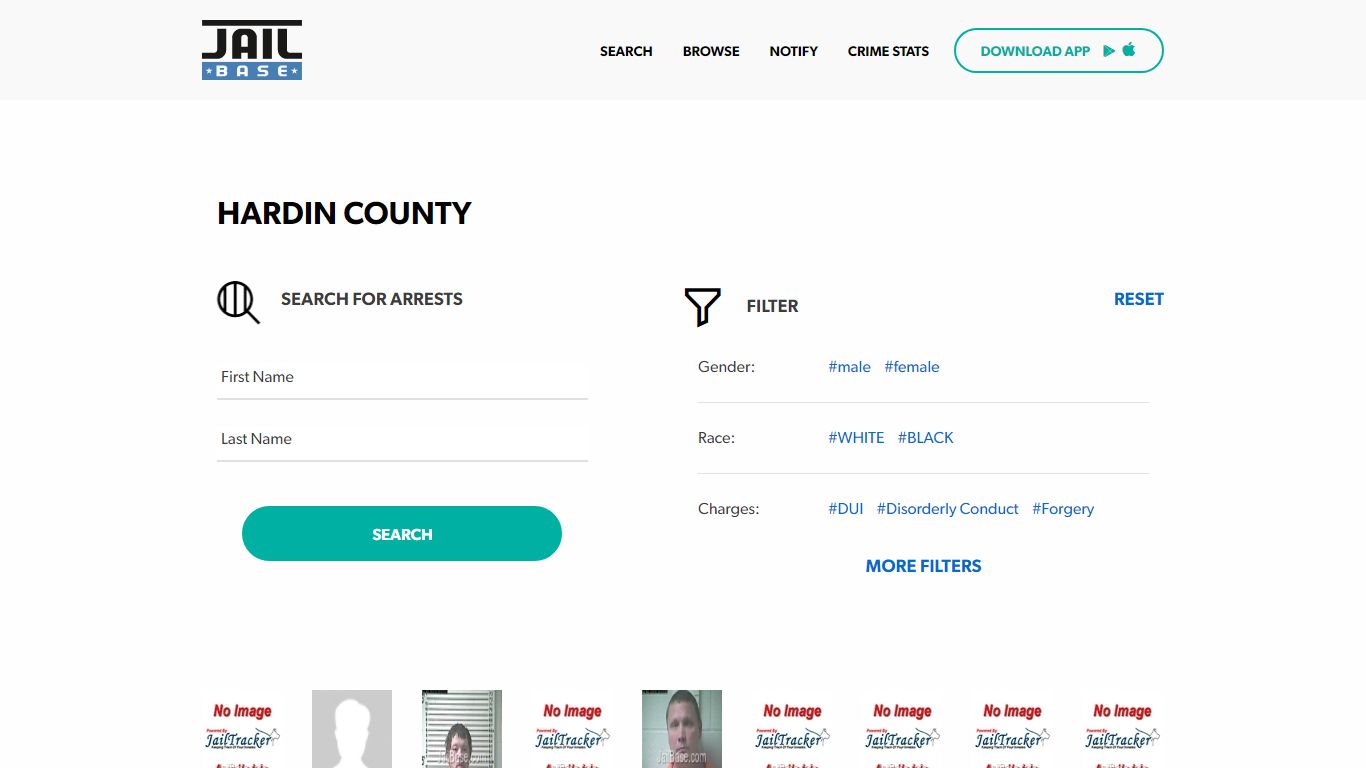 Hardin County Jail Inmate Search and Mugshots | JailBase